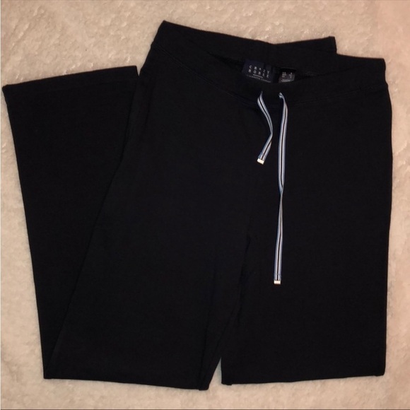 Crazy Horse by Liz Claiborne drawstring pants Navy Small - Picture 2 of 9